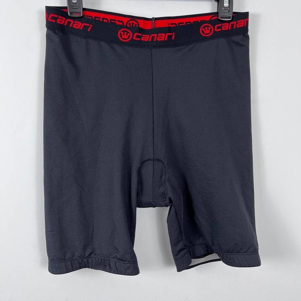 Canari Mens Gel Brief Cyclewear Shorts Black XL